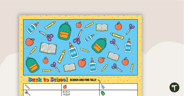 Search and Find – Back to School