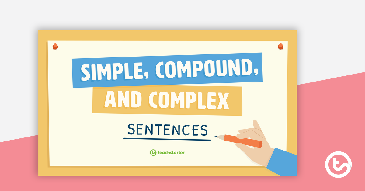 Preview image for Simple, Compound, and Complex Sentences PowerPoint - teaching resource