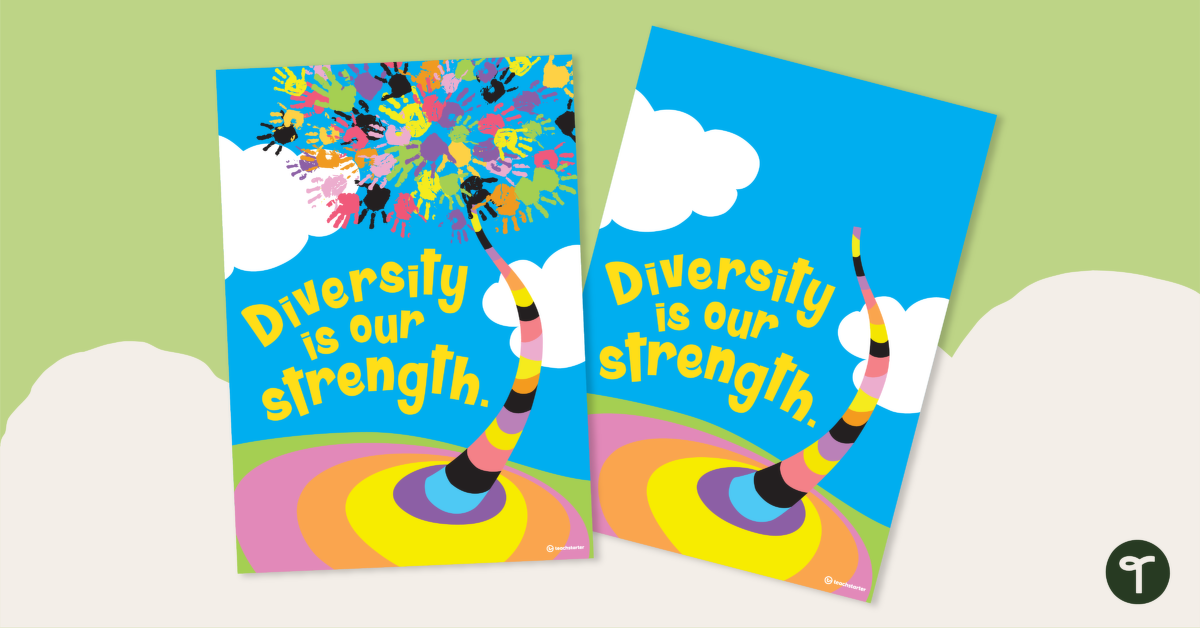 Preview image for Diversity is our Strength Poster - teaching resource