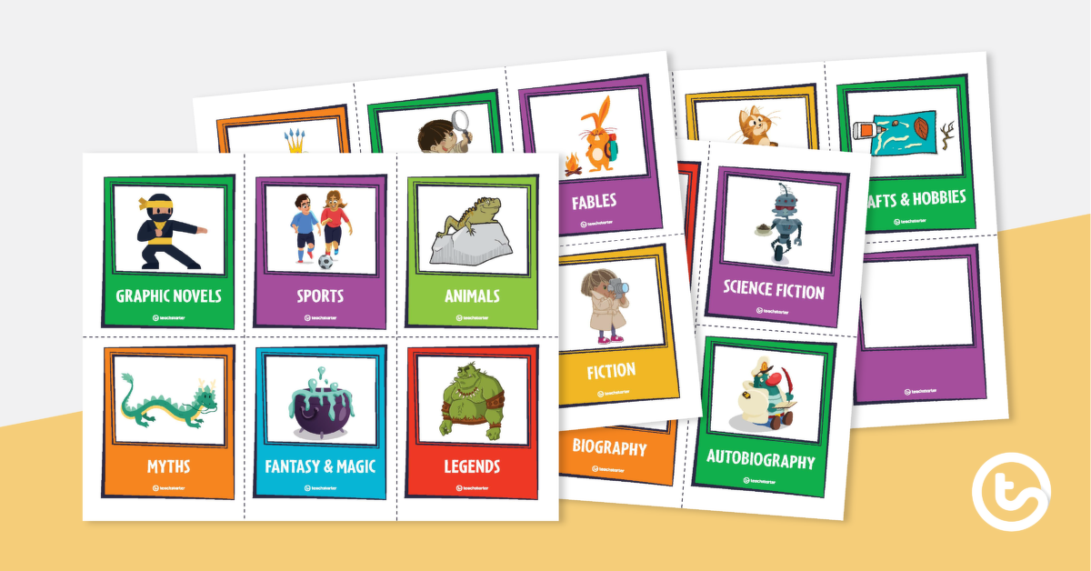 Preview image for Classroom Library Labels - teaching resource