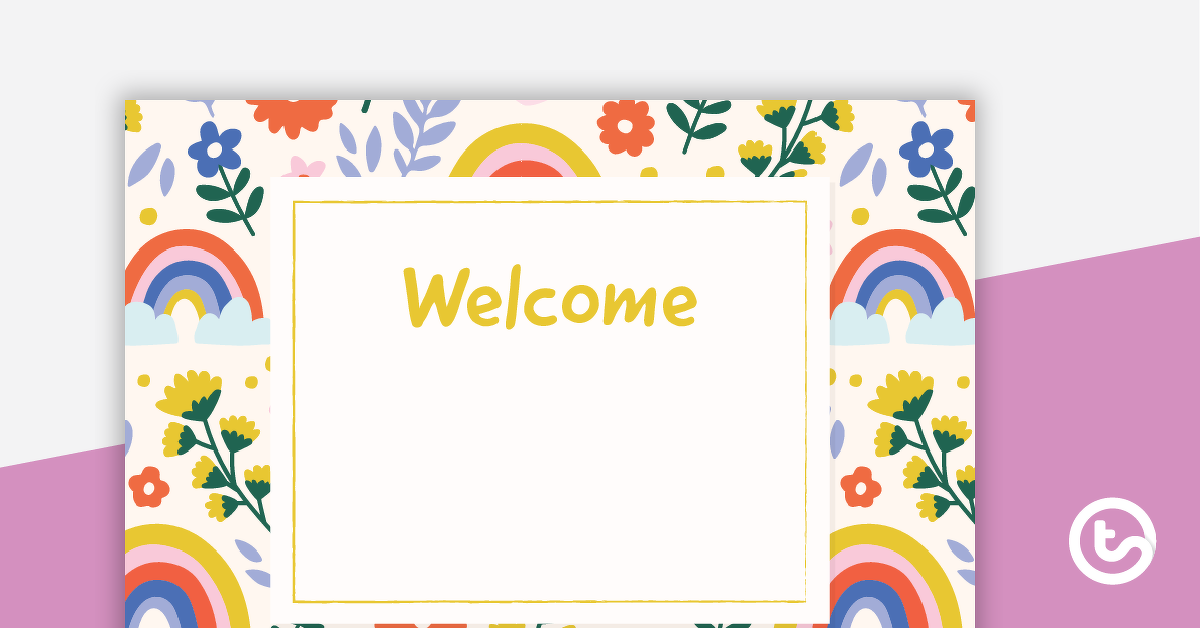 Preview image for Affirmations – Welcome Sign and Name Tags - teaching resource