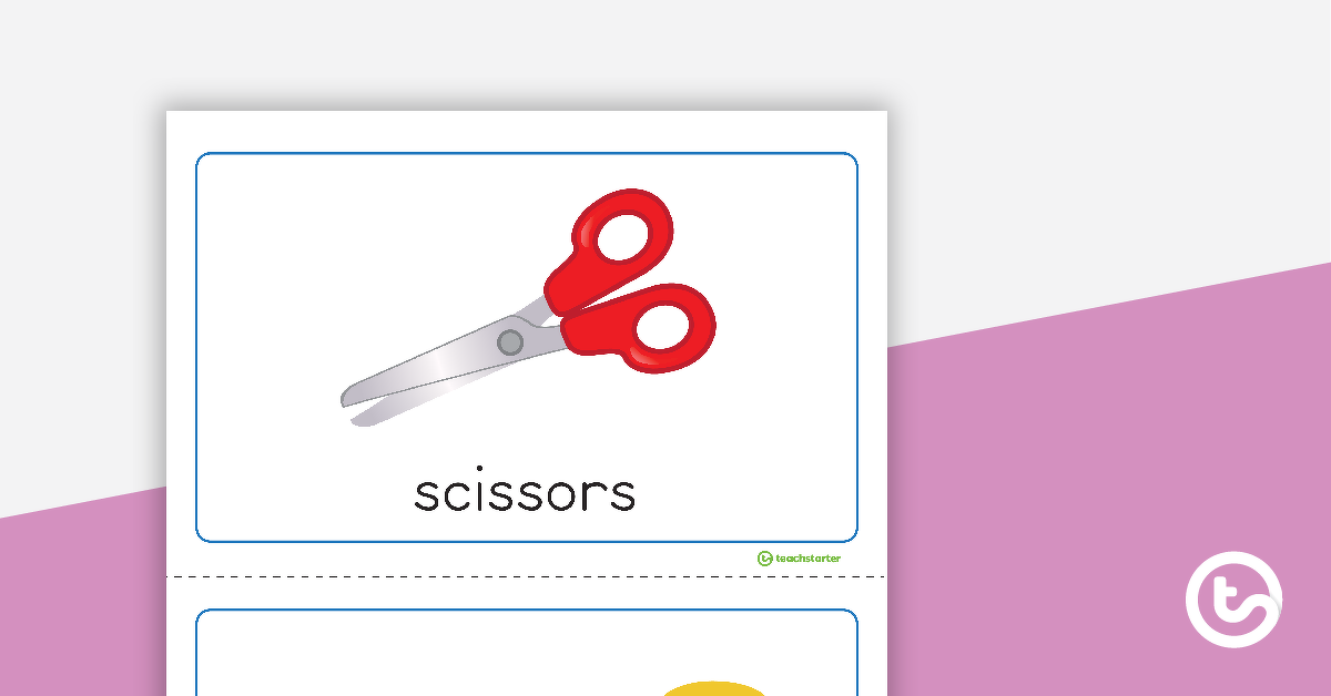 Preview image for Classroom Supply Cards - teaching resource