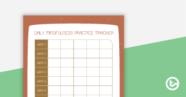 Mindfulness Activity Tracker - 11 Weeks