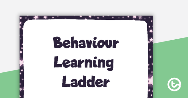 Behaviour Learning Ladder - Vertical Chart
