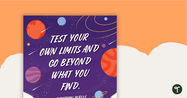 Test Your Own Limits and Go Beyond What You Find - Motivational Poster