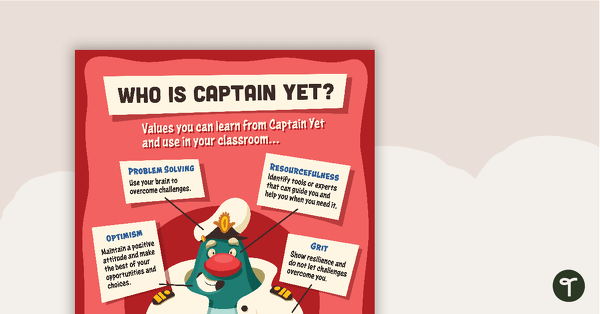 Captain Yet – Values Poster