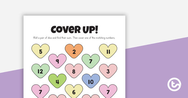Cover Up! - Addition Facts Game