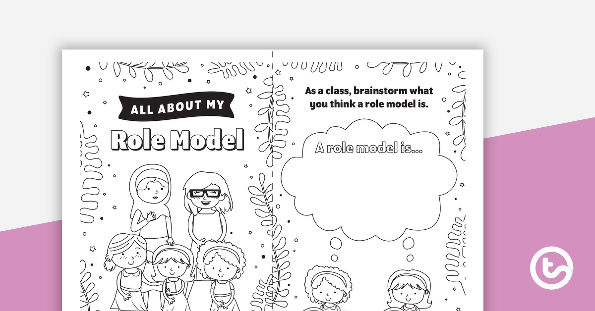 All About My Role Model Activity Booklet